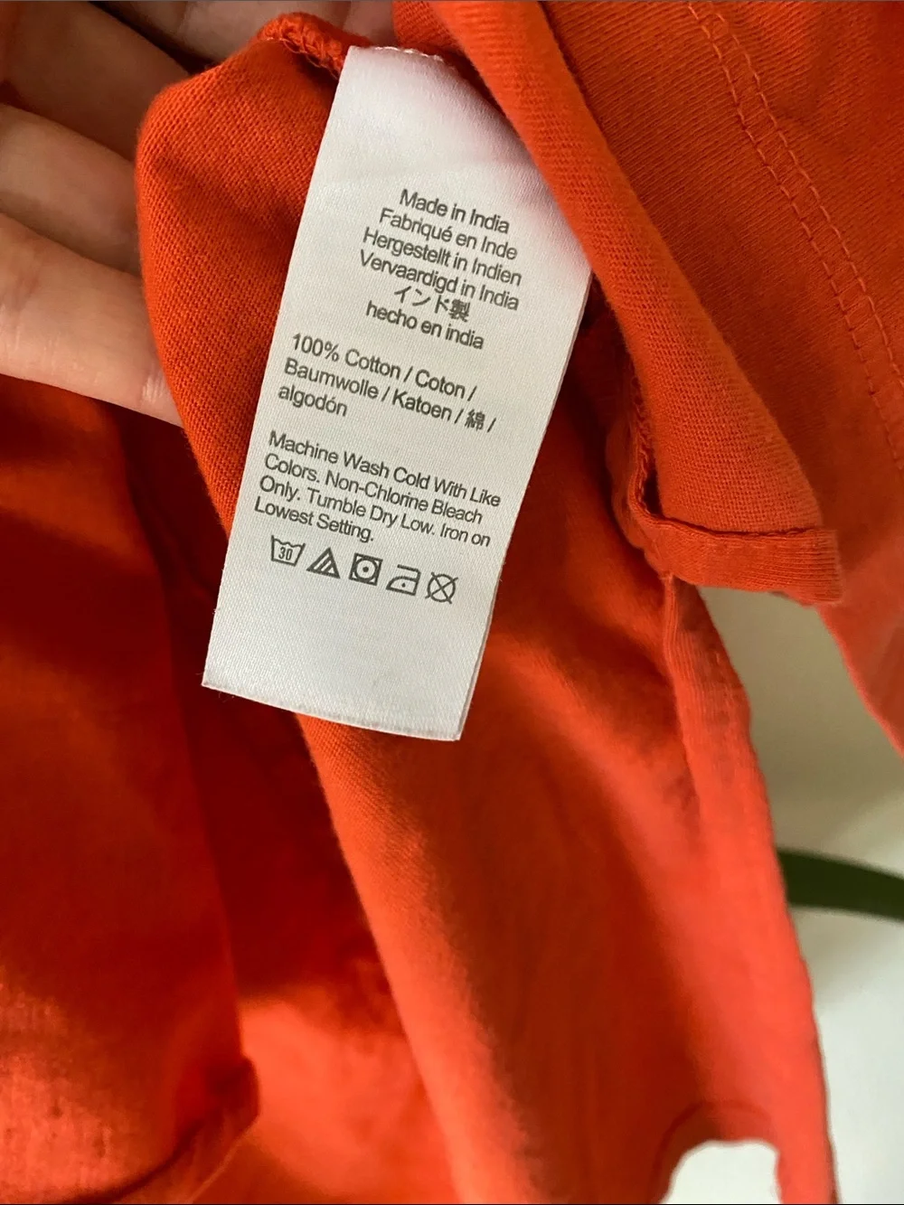 J. Crew Orange Short Sleeve T-Shirt Dress